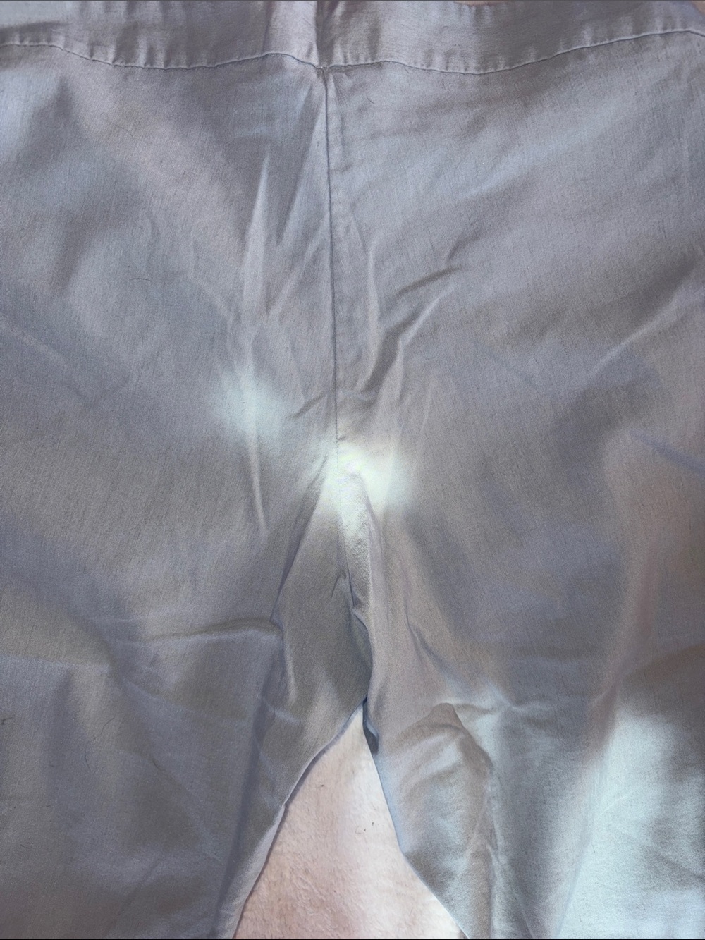 Light Blue Drawstring Wide-Leg Pants - Picture 4 of 4